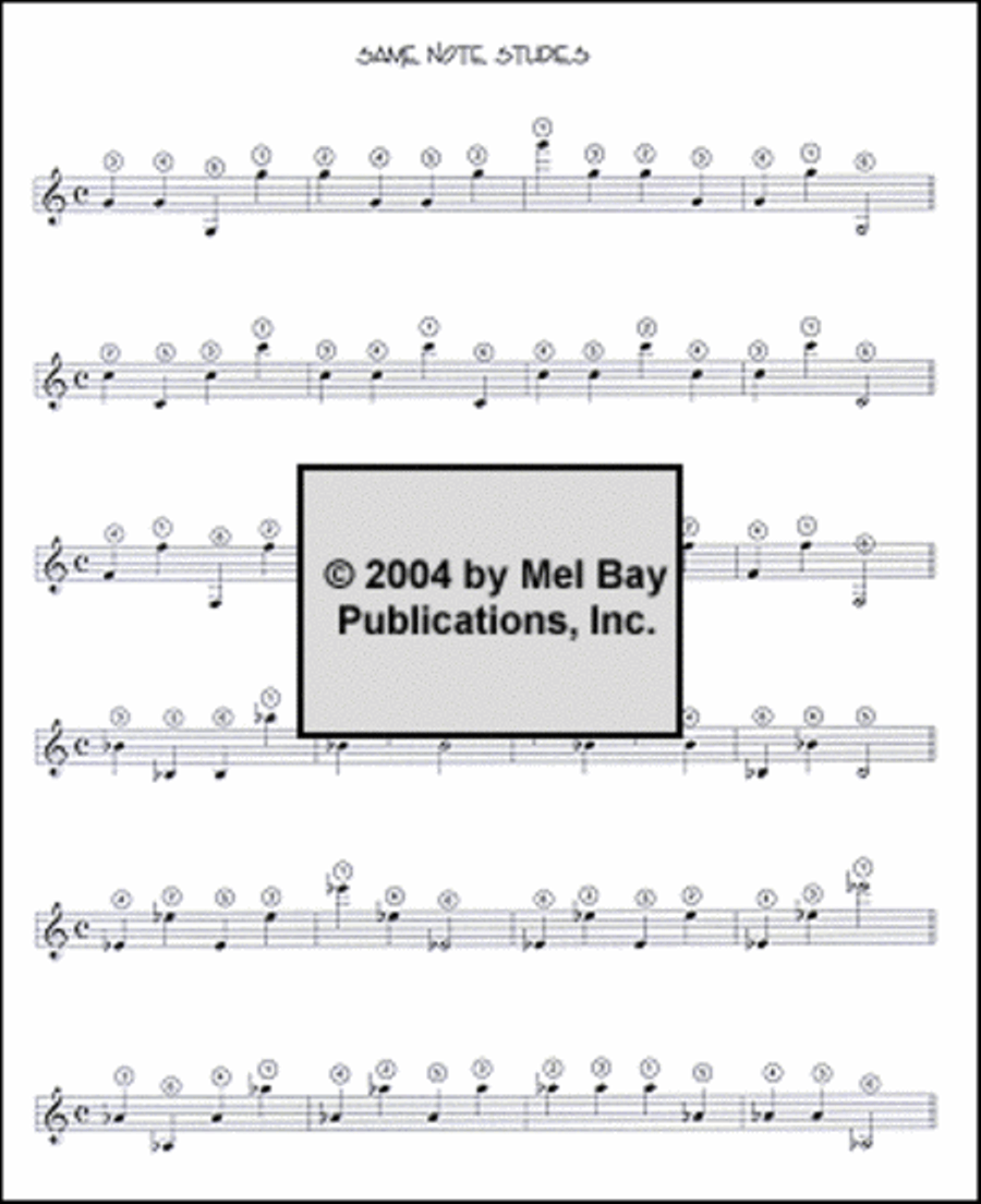 Guitar Journals - Mastering the Fingerboard: The Reading Book Classical Guitar scores gallery preview page 4