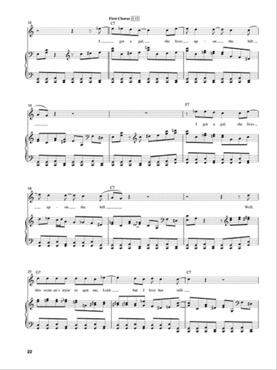 Best of Blues Piano Piano scores gallery preview page 4