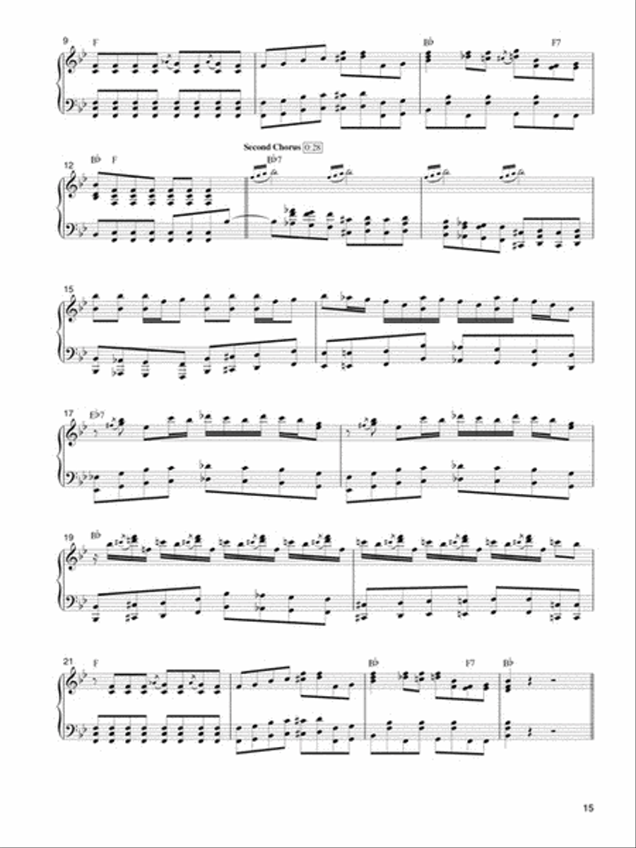 Best of Blues Piano Piano scores gallery preview page 6
