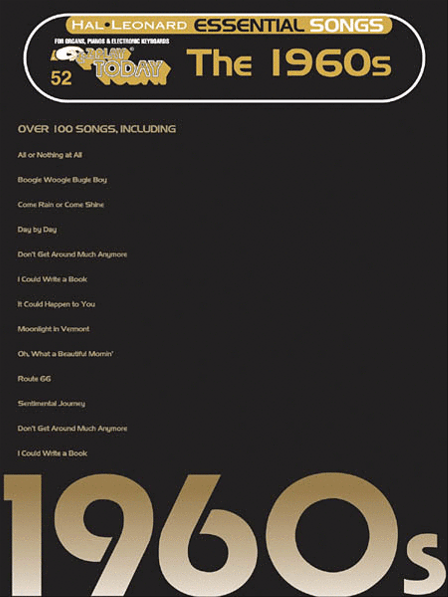 Essential Songs - The 1960s Electronic Keyboard scores gallery preview page 1