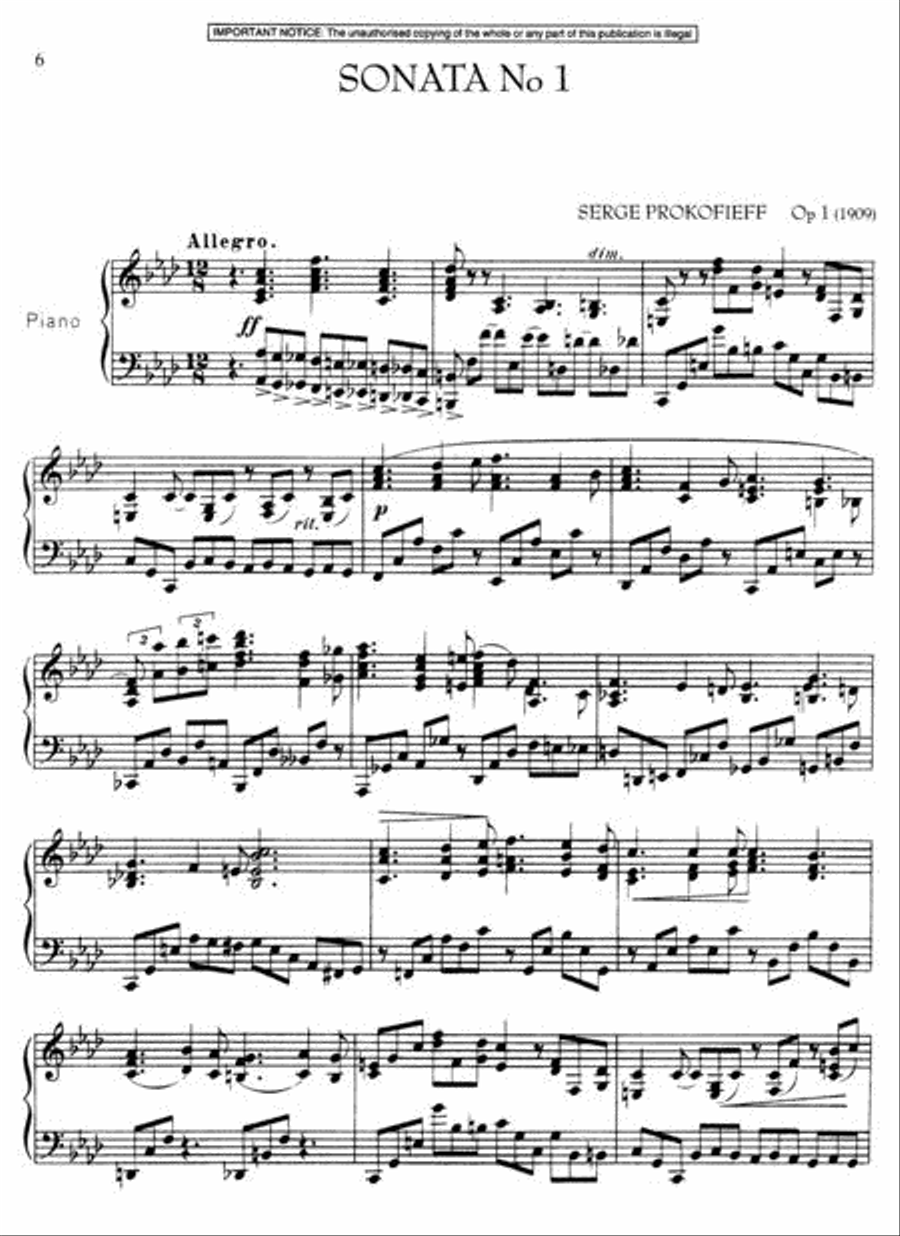 Piano Sonatas – Volume 1 Piano Sonatas – Volume 1 Piano Solo scores gallery preview page 2