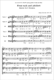 Joyful and happy be (Freut euch und jubiliert)