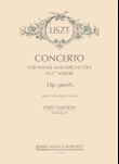 Piano Concerto in E Flat, Op. Posthumous