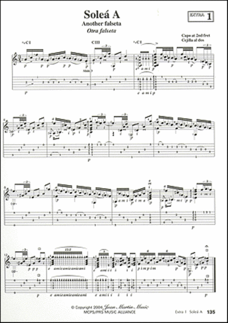 Play Solo Flamenco Guitar with Juan Martin Vol. 2-Guitarra Flamenca-21 Solos Acoustic Guitar scores gallery preview page 4