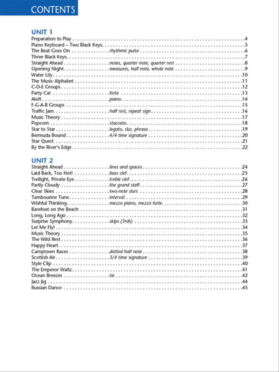 Hal Leonard Adult Piano Method – Book 1 Piano Method scores gallery preview page 2