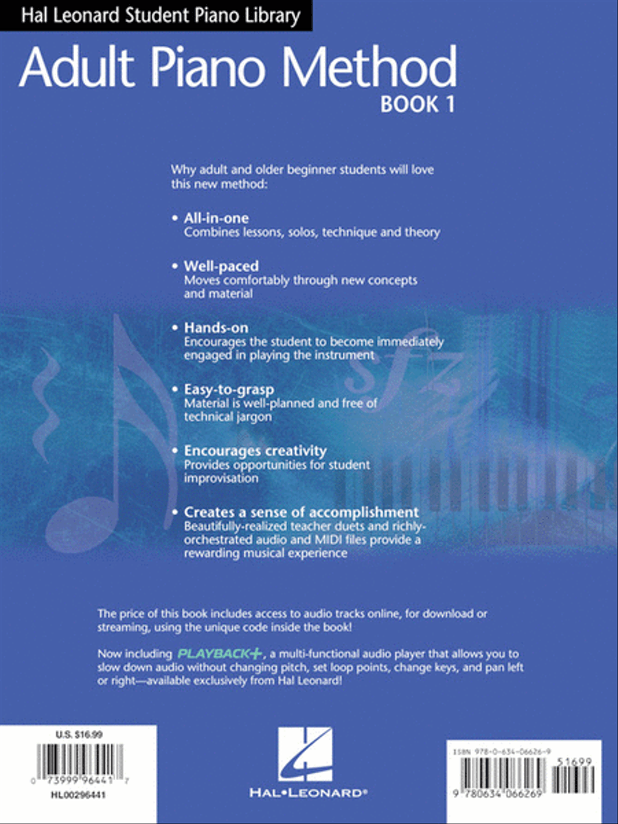 Hal Leonard Adult Piano Method – Book 1 Piano Method scores gallery preview page 8