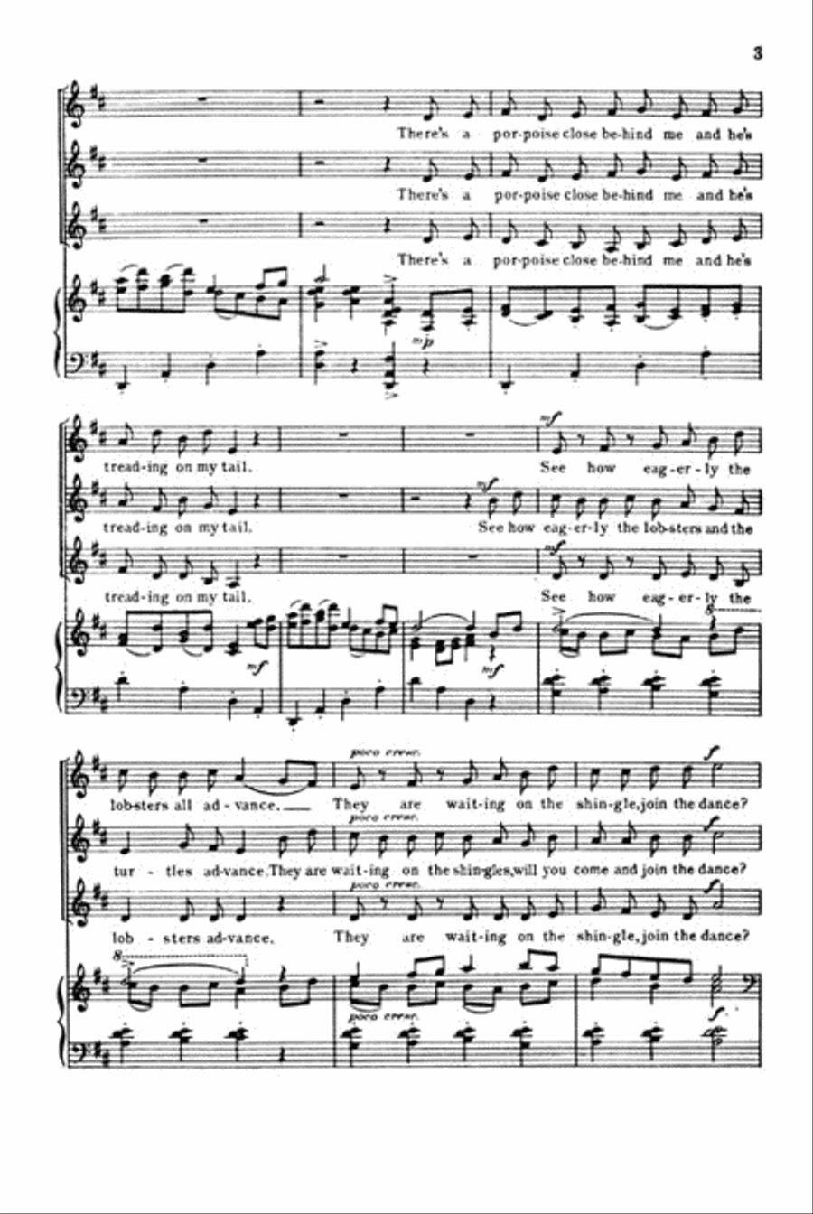 Lobster Quadrille Lobster Quadrille SSA scores gallery preview page 4