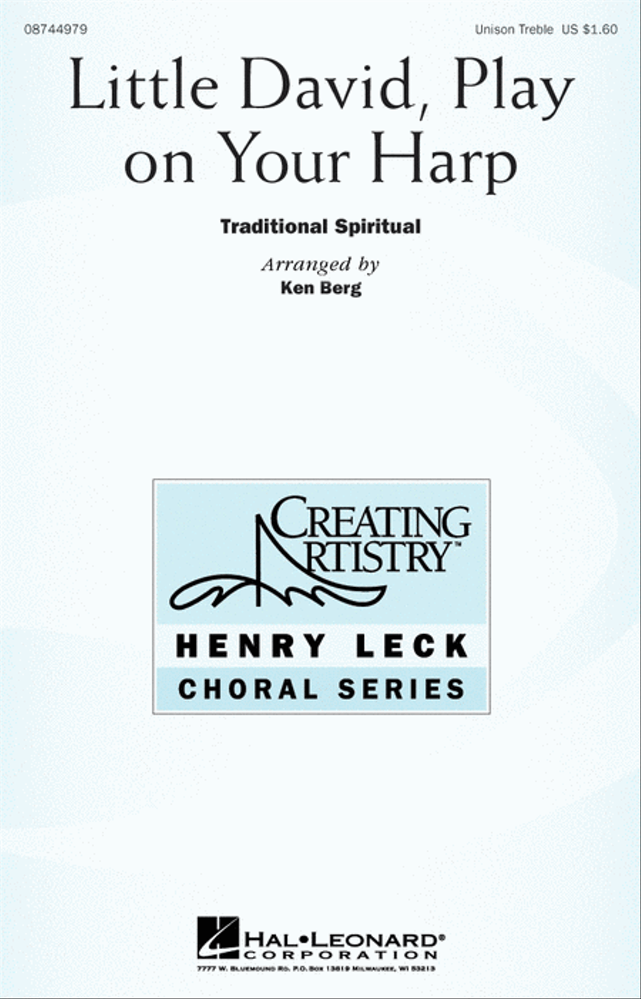 Little David, Play on Your Harp Unison Choir scores gallery preview page 1