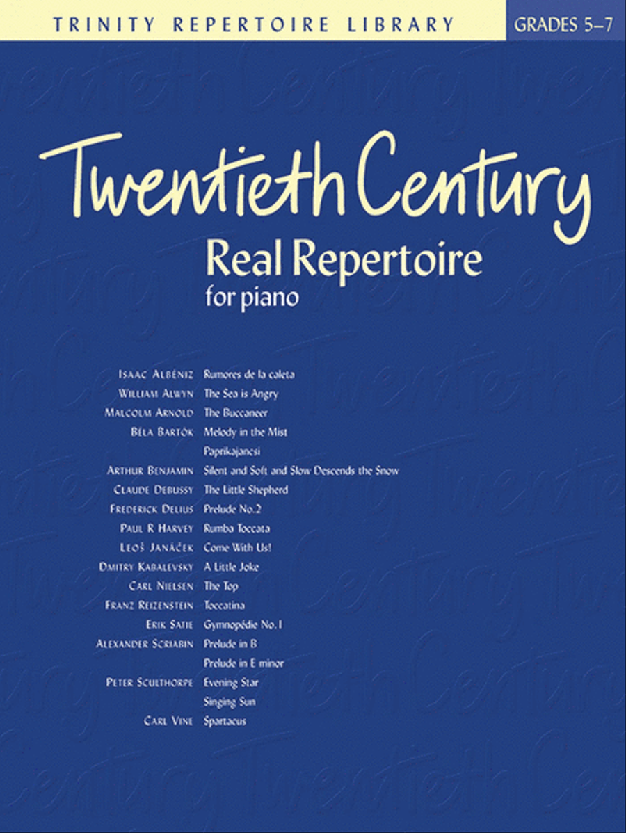 Twentieth Century Real Repertoire scores gallery preview page 1