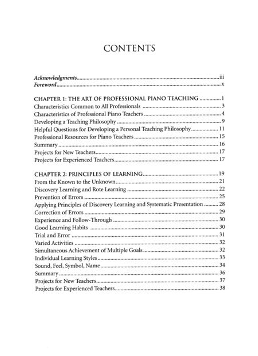Professional Piano Teaching, Book 1 Piano Method scores gallery preview page 2