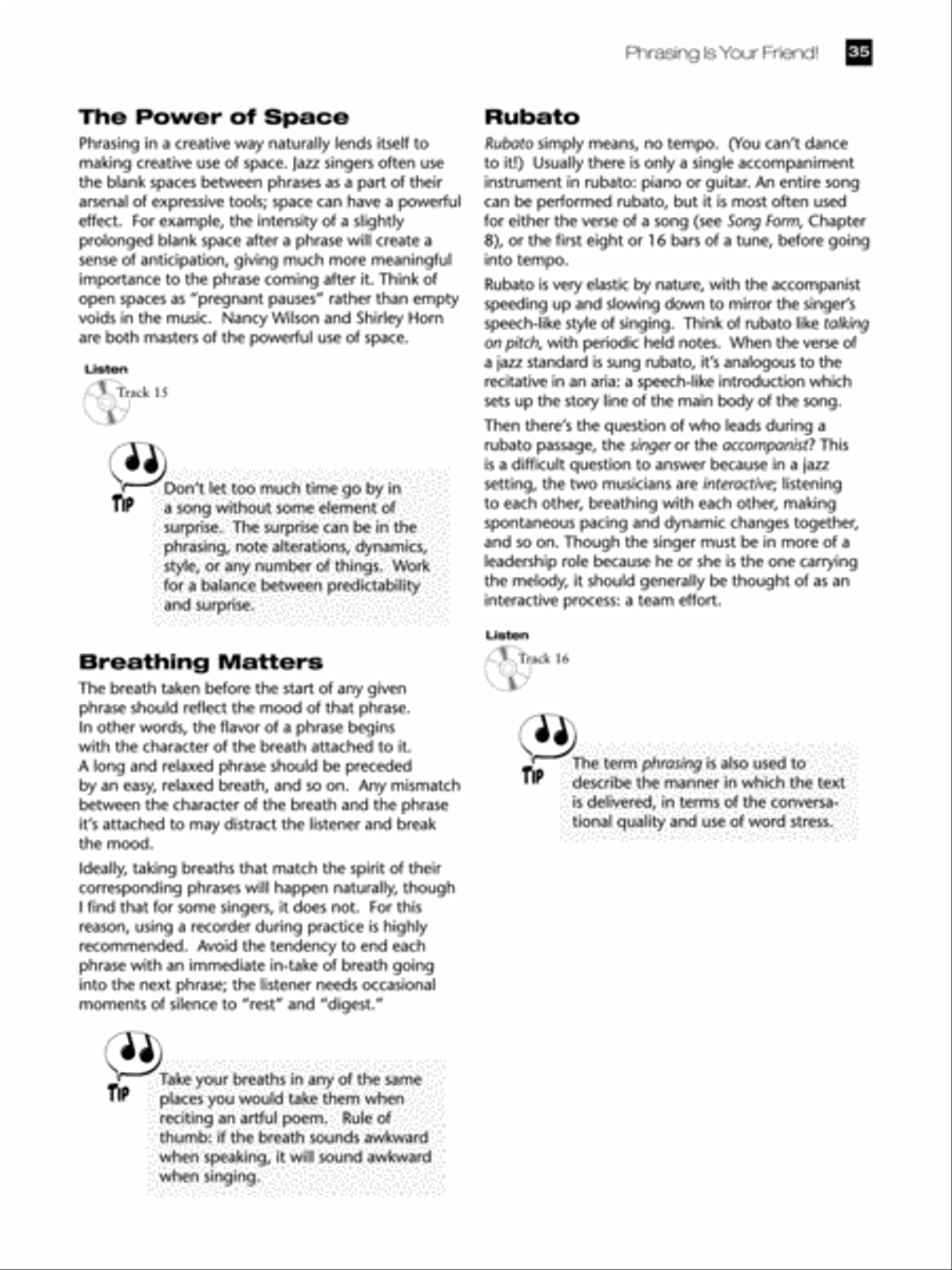 The Jazz Singer's Handbook Voice scores gallery preview page 3