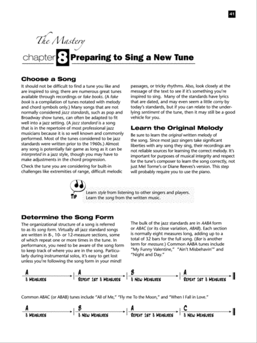 The Jazz Singer's Handbook Voice scores gallery preview page 4