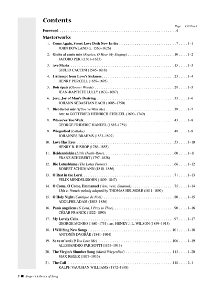 Singer's Library of Song Singer's Library of Song Voice Solo scores gallery preview page 9