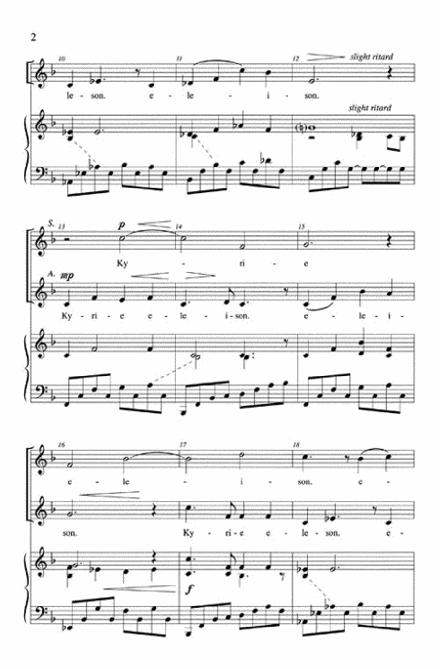 Kyrie for Communion Kyrie for Communion 3-Part scores gallery preview page 3