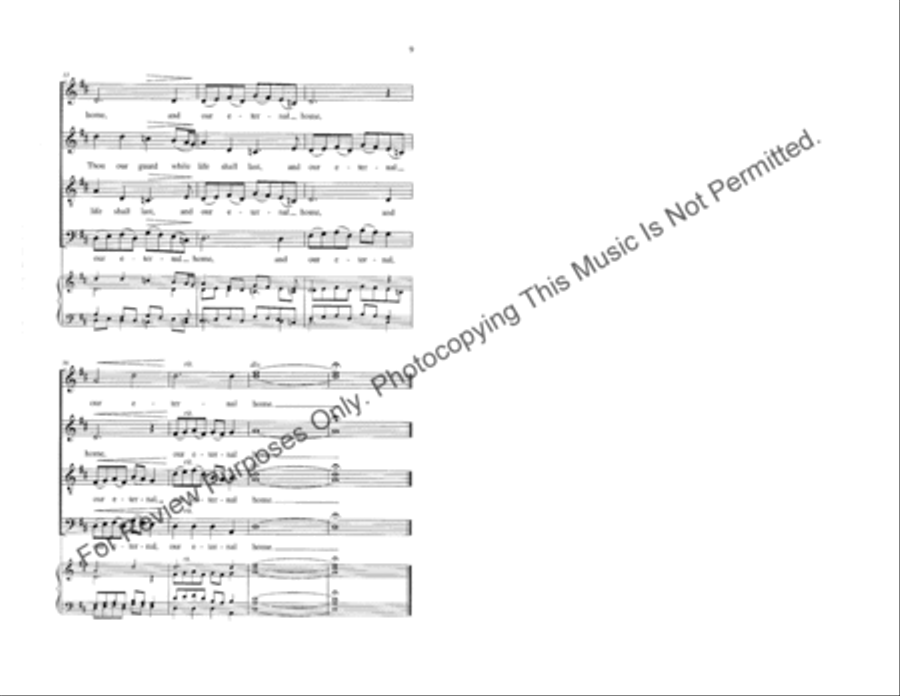 O God Our Help in Ages Past 4-Part scores gallery preview page 5