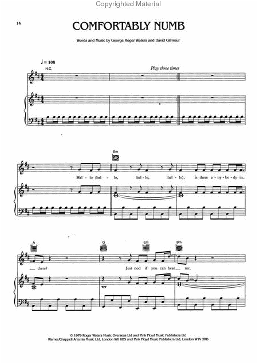 Scissor Sisters Piano, Vocal, Guitar scores gallery preview page 4