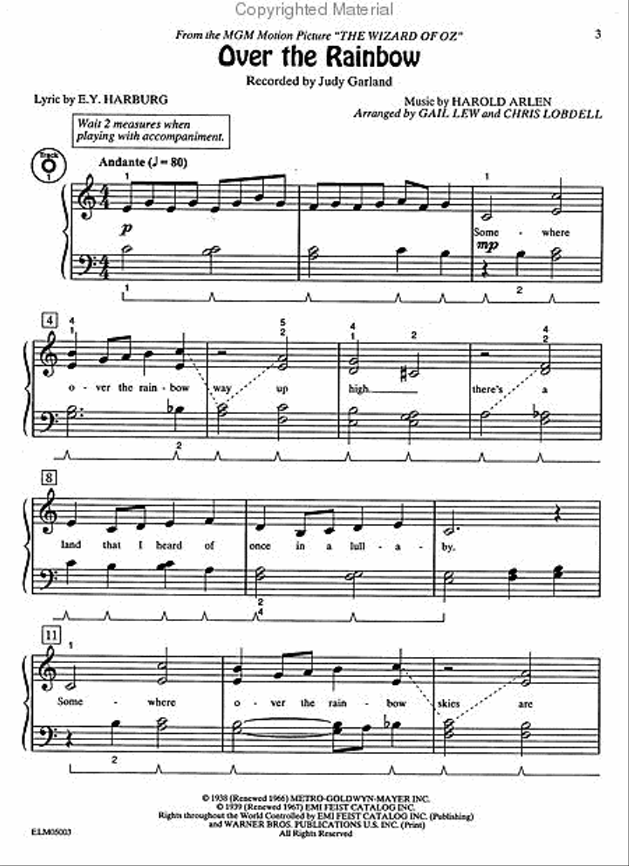 Popular Piano Library Movie Hits Easy Piano scores gallery preview page 2
