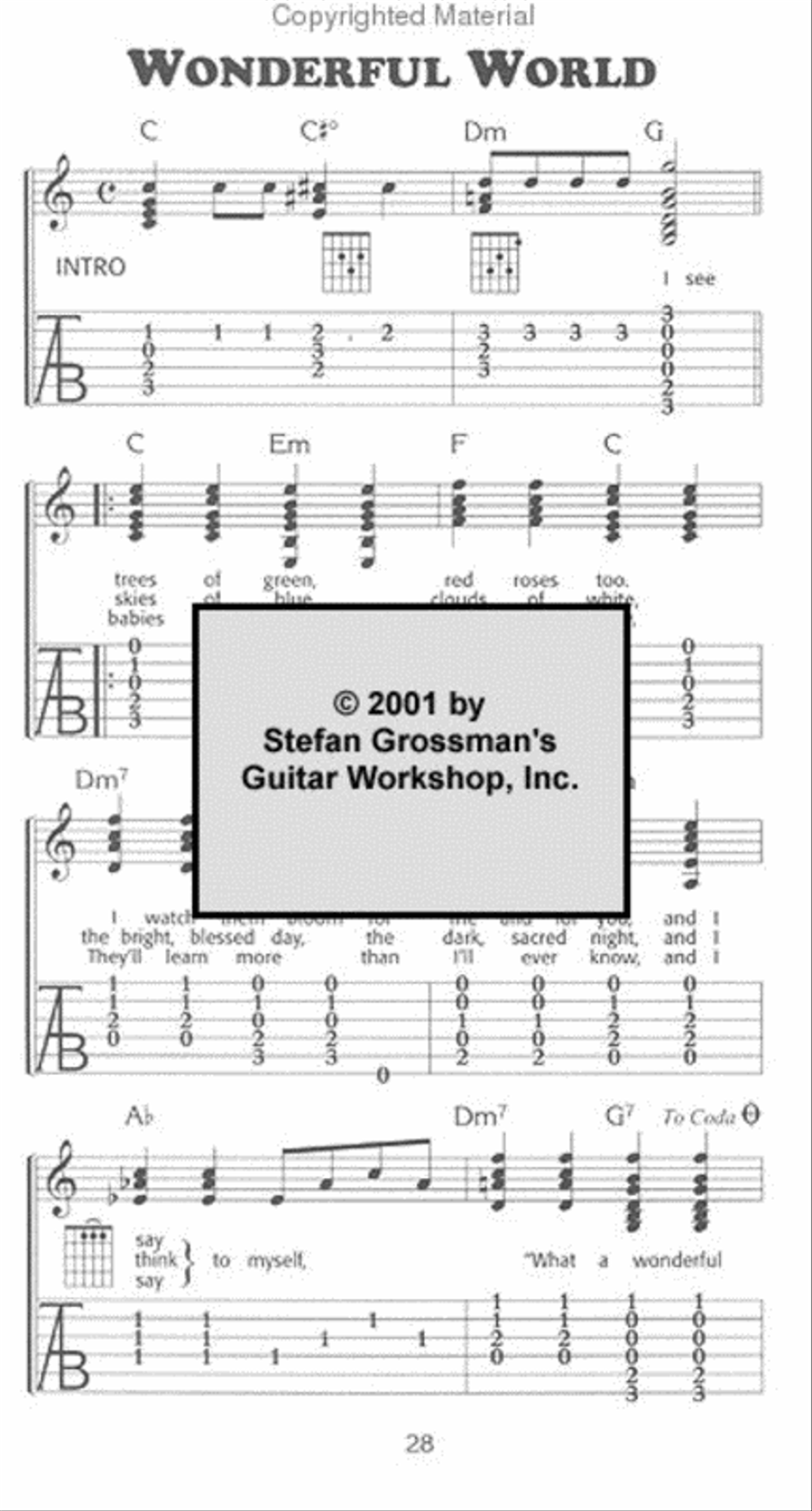 Jazz Chord Solos for Beginners Electric Guitar scores gallery preview page 2