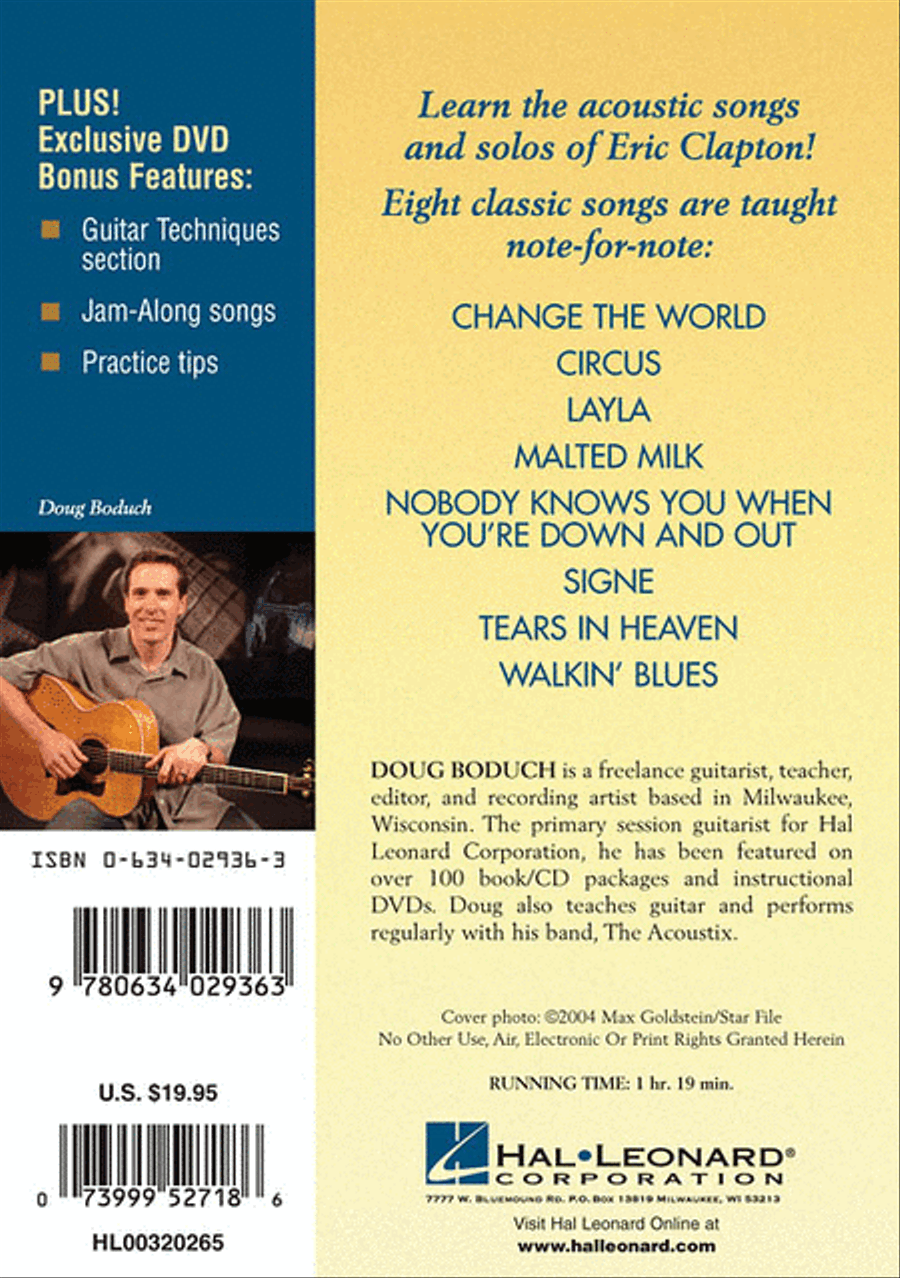 Eric Clapton - Acoustic Classics (DVD) Acoustic Guitar scores gallery preview page 2