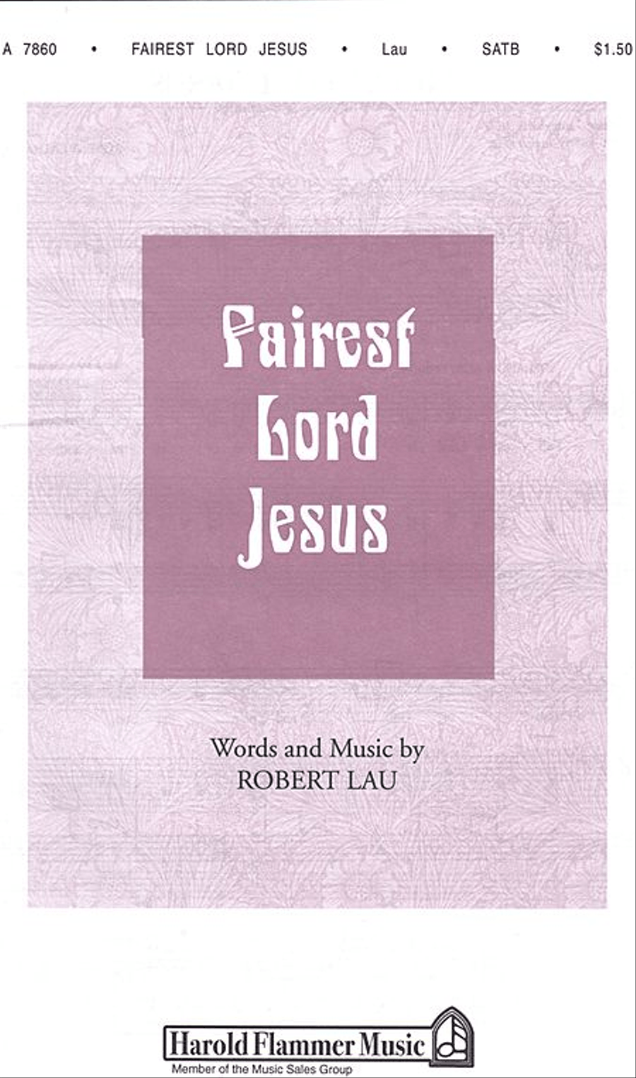 Fairest Lord Jesus Fairest Lord Jesus 4-Part scores gallery preview page 1