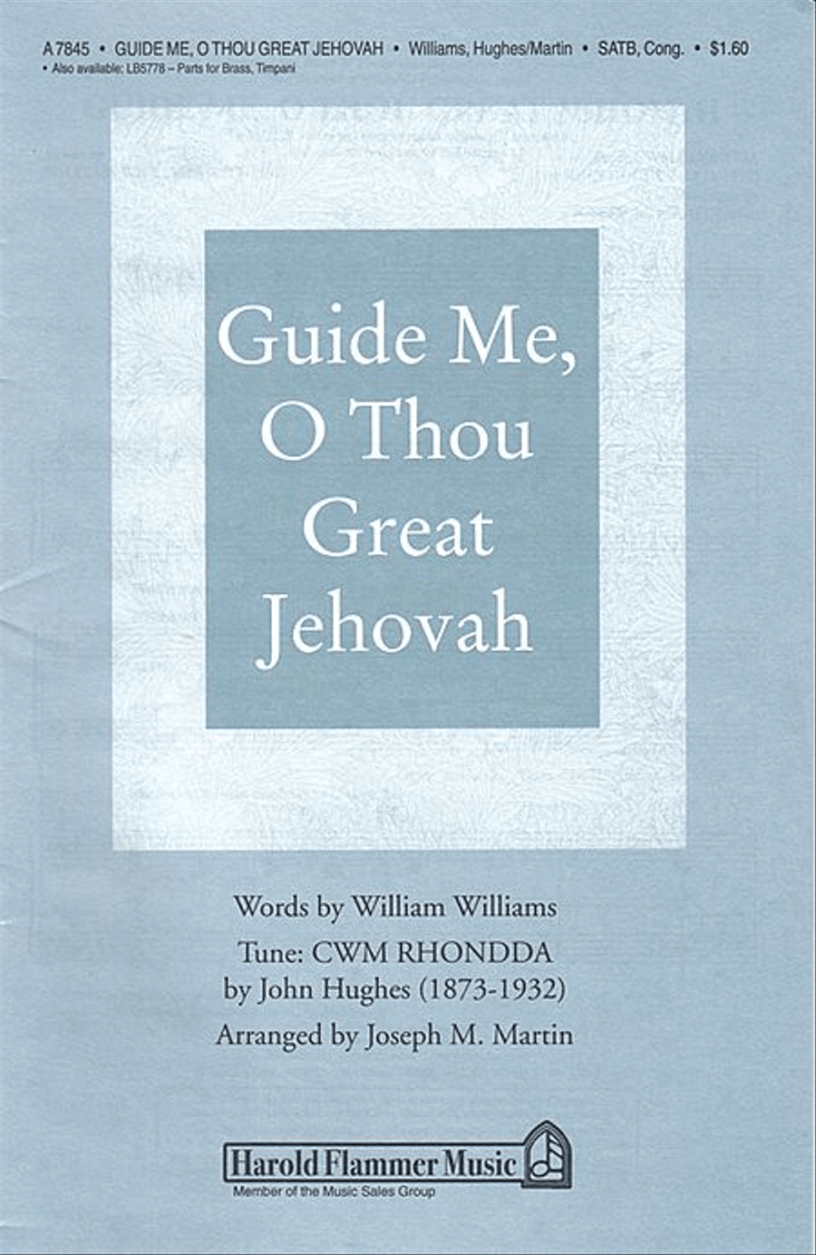 Guide Me, O Thou Great Jehovah 4-Part scores gallery preview page 1