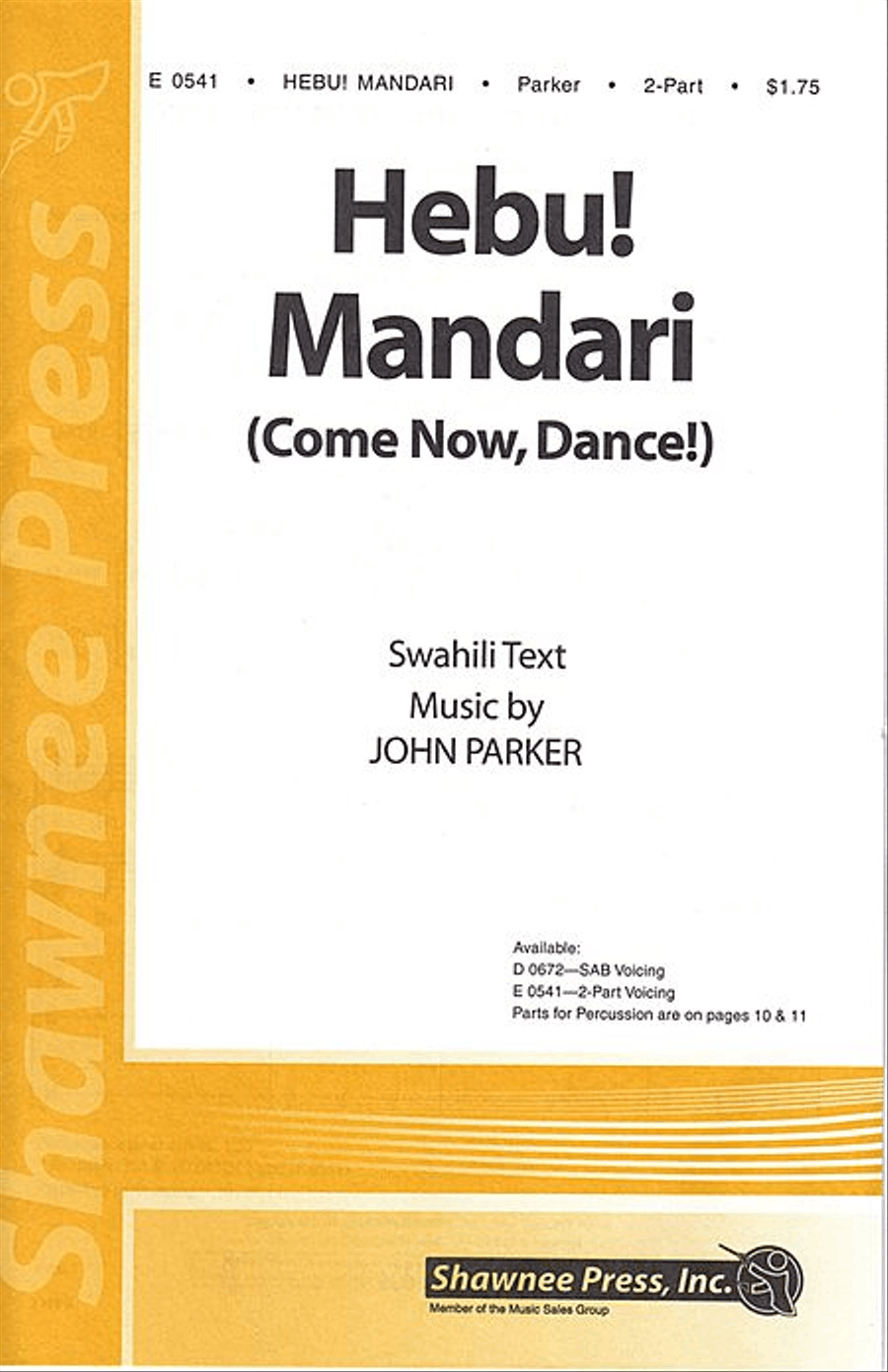 Hebu! Madari (Come Now, Dance!) 2-Part scores gallery preview page 1
