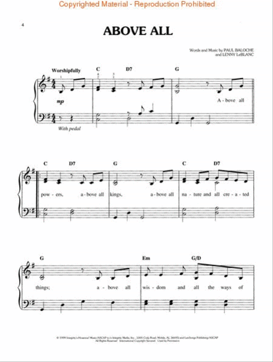 Here I Am to Worship - For Kids Easy Piano scores gallery preview page 2