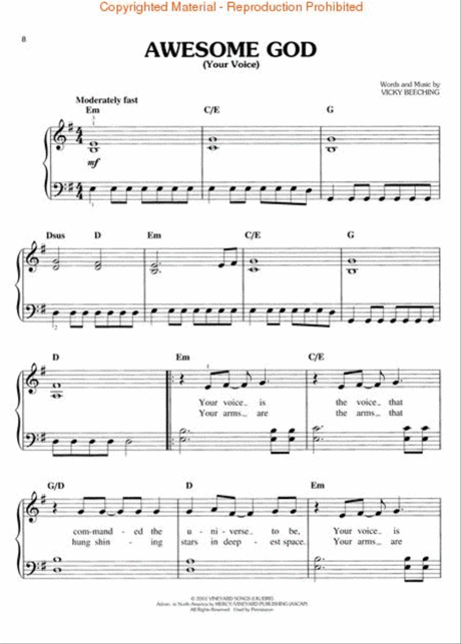 Here I Am to Worship - For Kids Easy Piano scores gallery preview page 3