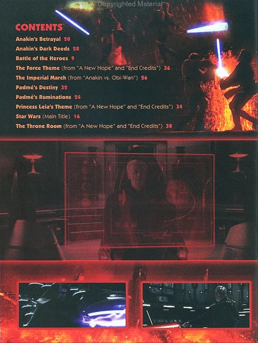 Star Wars – Episode III Revenge of the Sith Piano Solo scores gallery preview page 2