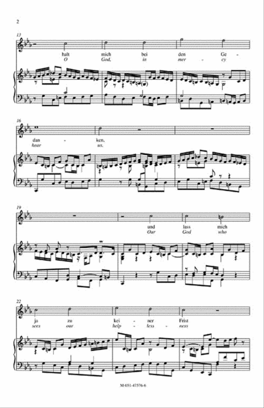 Ich Bitte Dich Ich Bitte Dich Unison Choir scores gallery preview page 3