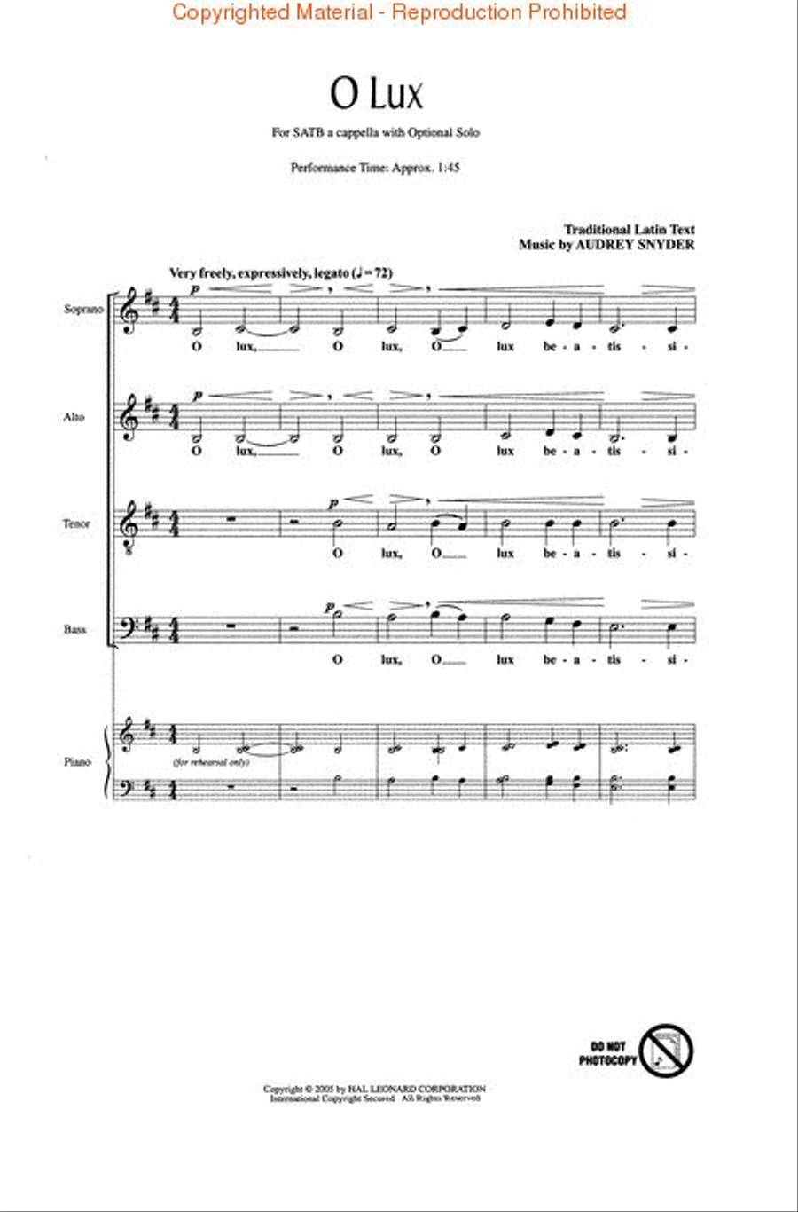 O Lux Divisi scores gallery preview page 2