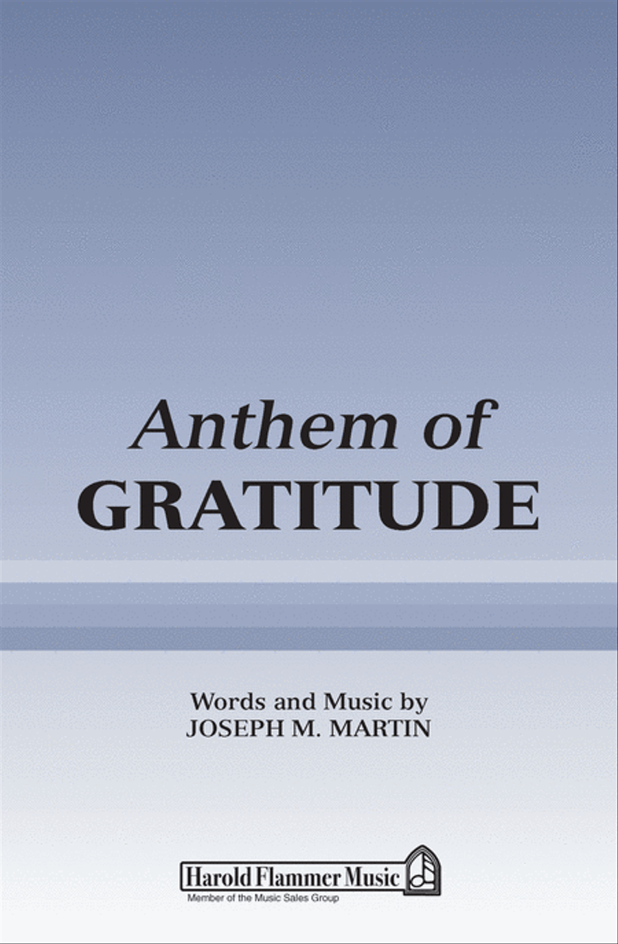 Anthem of Gratitude Anthem of Gratitude 4-Part scores gallery preview page 1