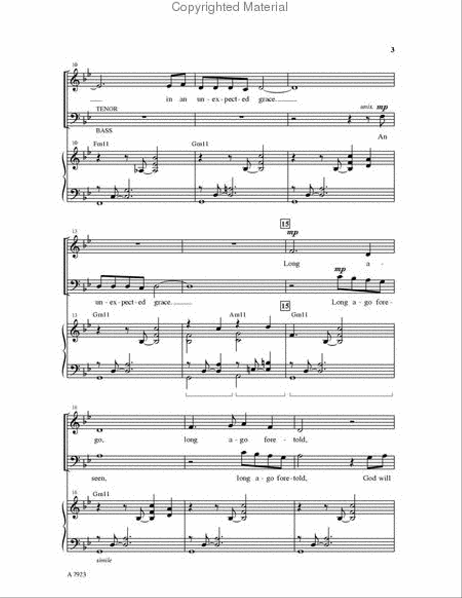 Unexpected Grace Unexpected Grace 4-Part scores gallery preview page 3