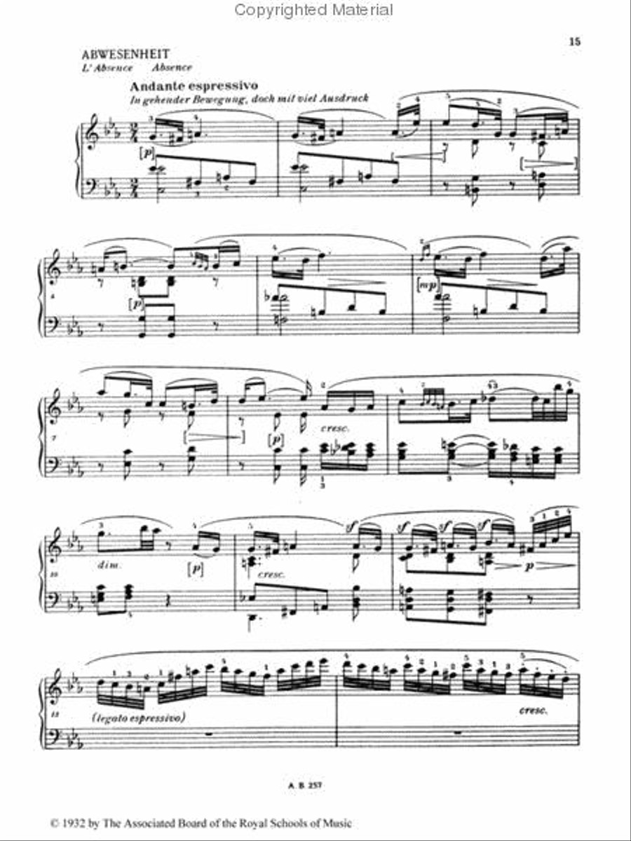 Piano Sonata in E flat (Les Adieux), Op. 81a Piano Method scores gallery preview page 2