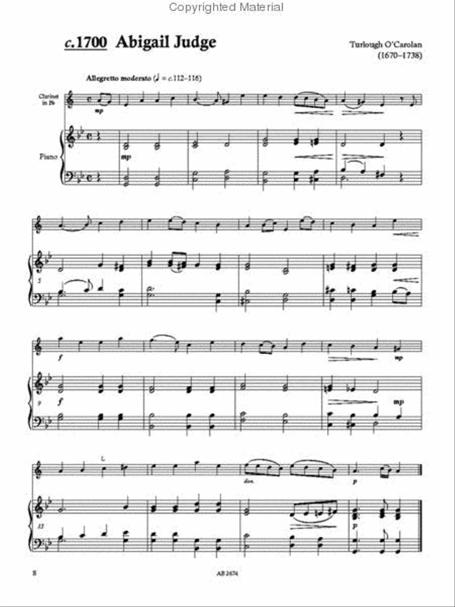 Time Pieces for Clarinet, Volume 1 Clarinet Solo scores gallery preview page 2