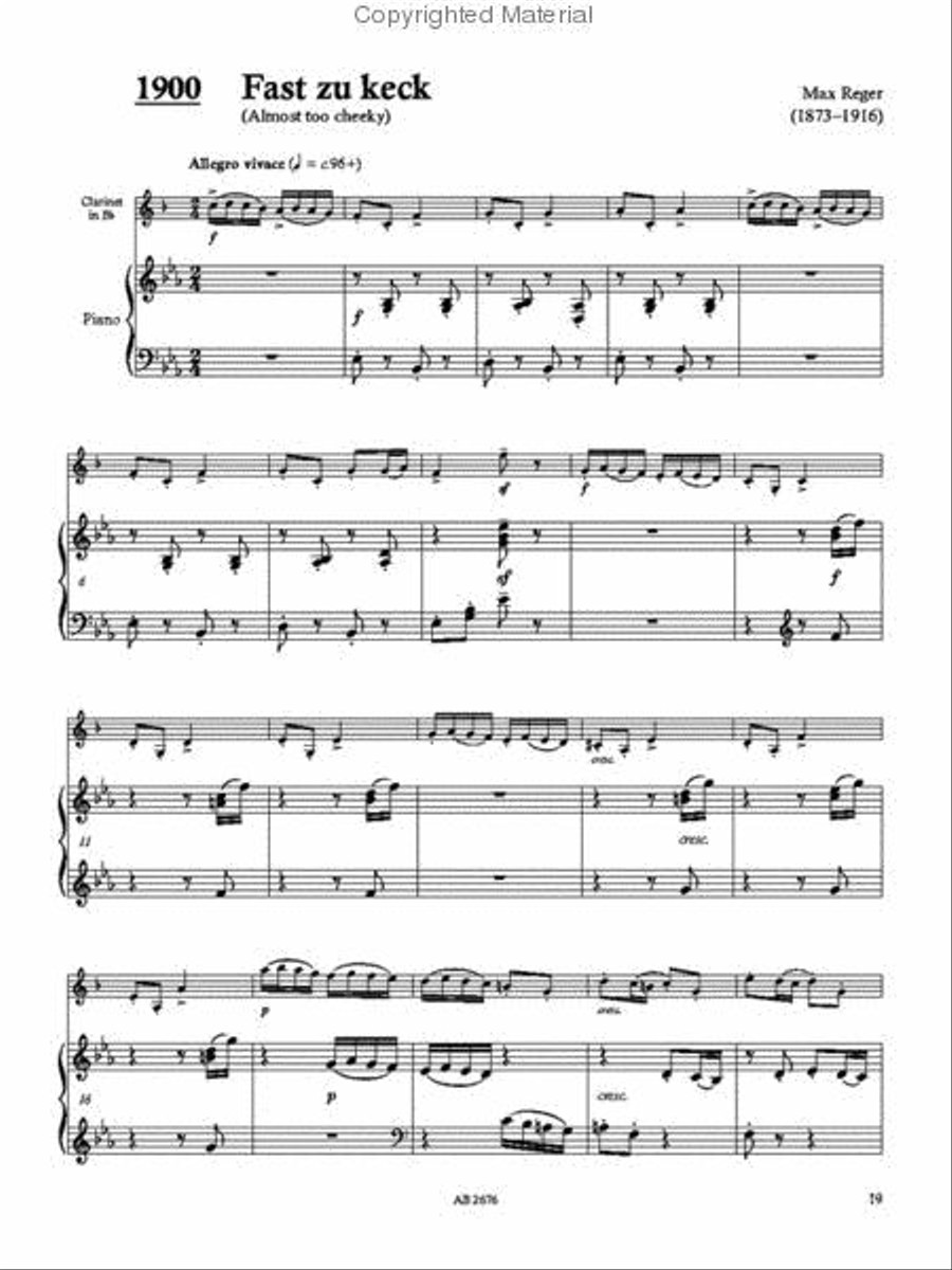 Time Pieces for Clarinet, Volume 3 Clarinet Solo scores gallery preview page 2