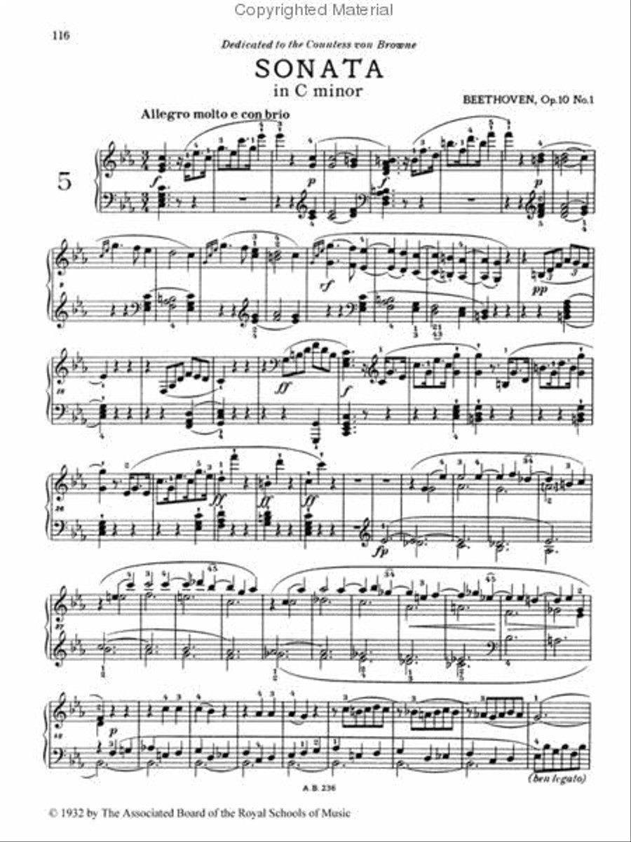Complete Pianoforte Sonatas, Volume I Piano Method scores gallery preview page 2