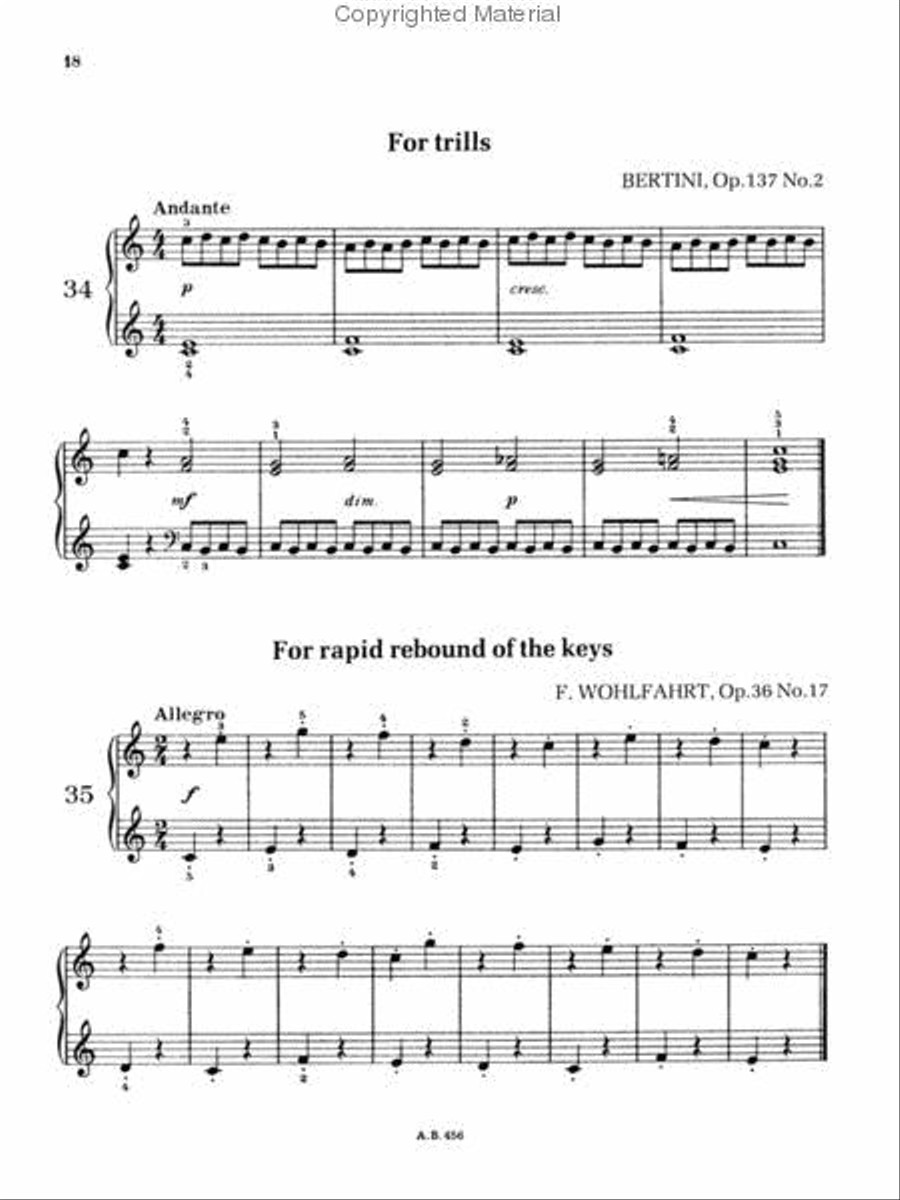 Graded Pianoforte Studies, First Series, Preliminary Piano Method scores gallery preview page 2