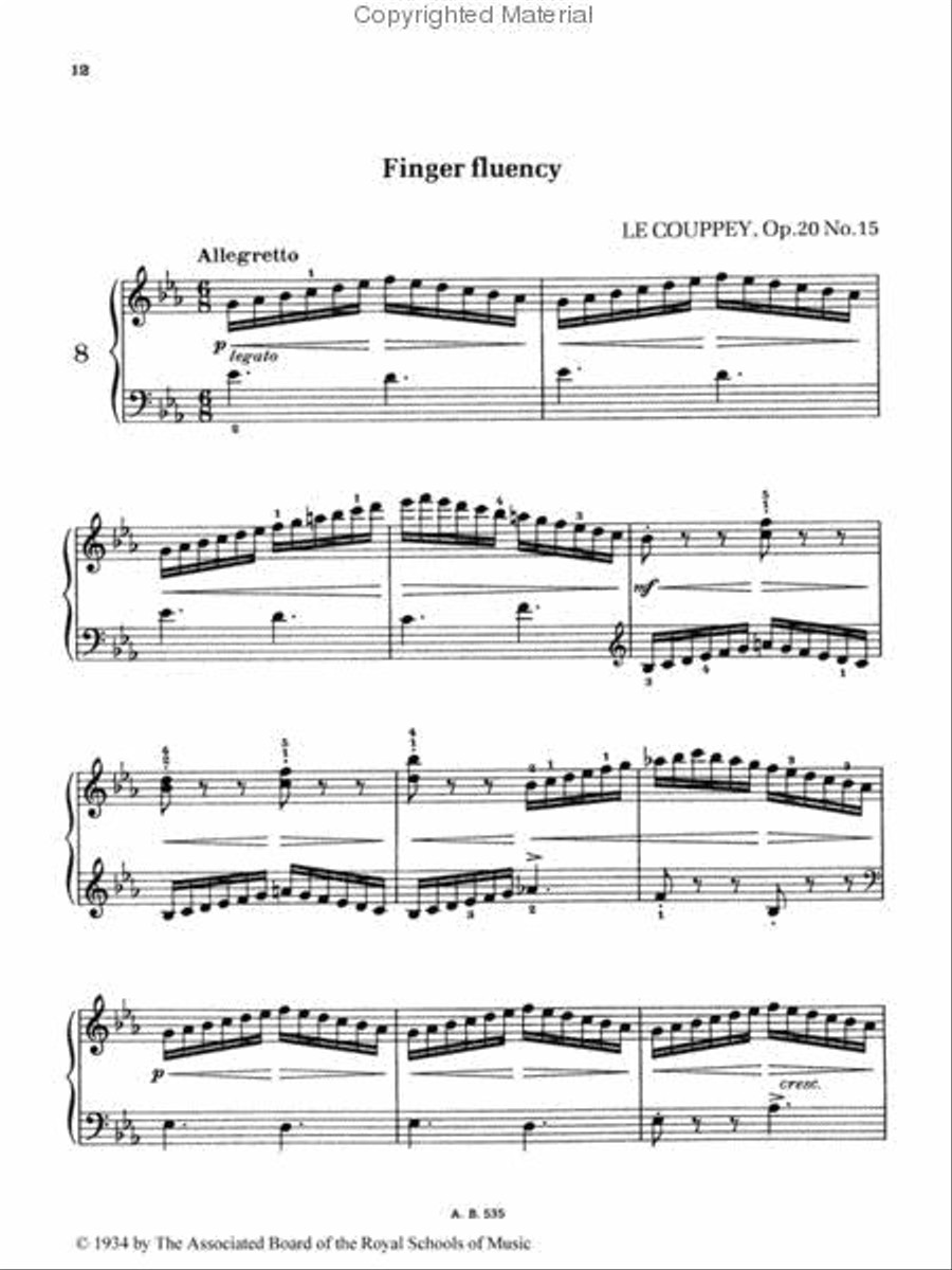 Graded Pianoforte Studies, First Series, Grade 3 Piano Method scores gallery preview page 2