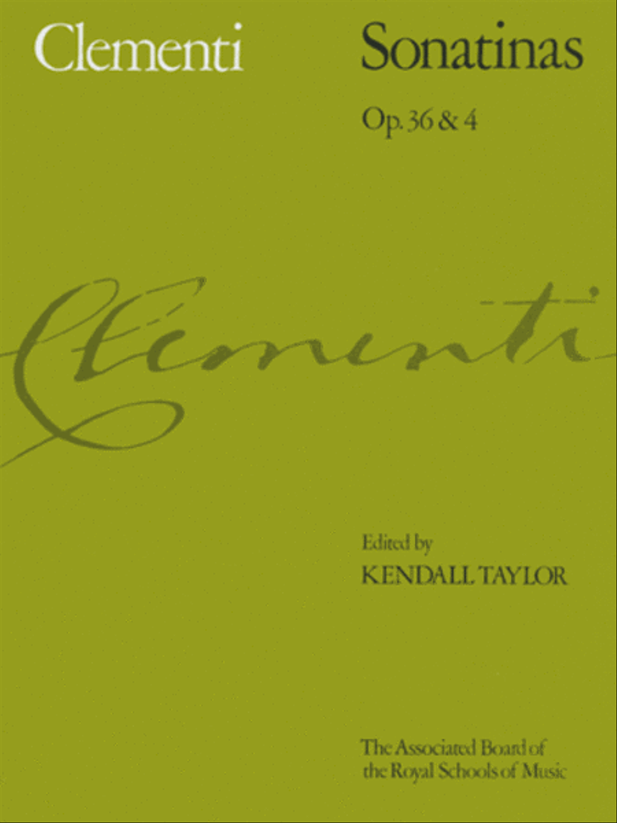 Sonatinas, complete Op. 36 & Op. 4 Piano Method scores gallery preview page 1