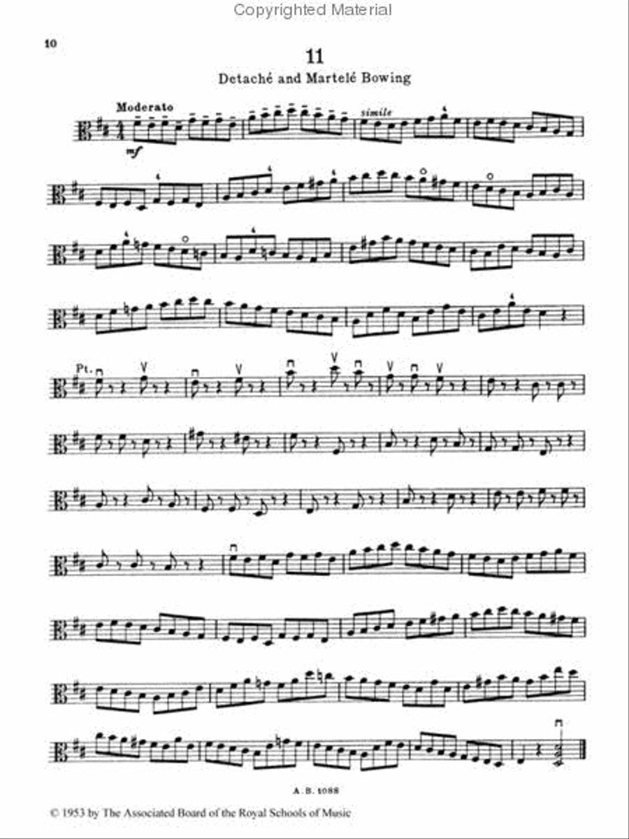 Easy Progressive Studies, Set II Viola scores gallery preview page 2