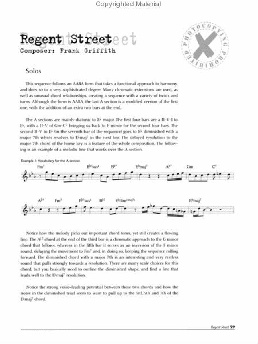 Jazz Works for ensembles, 3. Advanced Level (Teacher's Book & CD) Jazz Ensemble scores gallery preview page 2