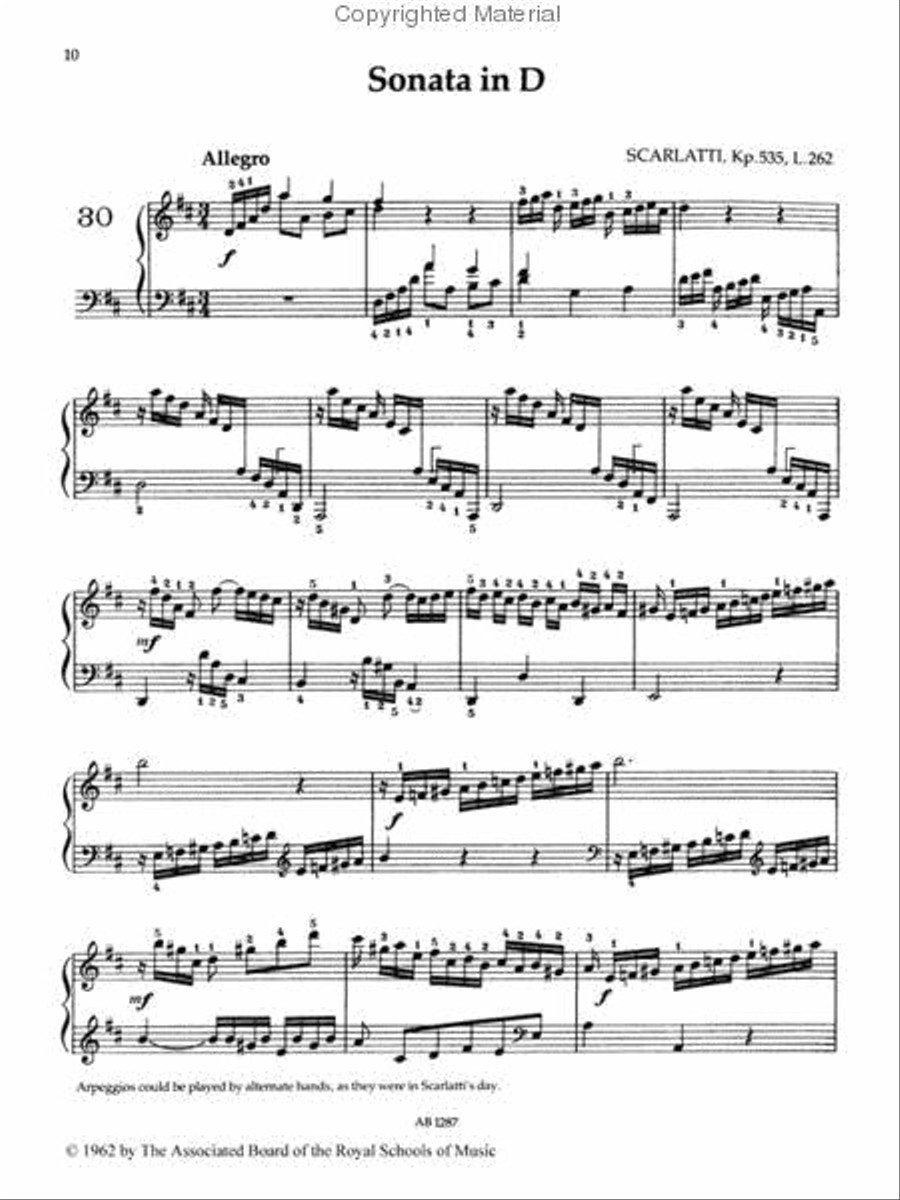 Keyboard Pieces and Sonatas, Book III Piano Method scores gallery preview page 2