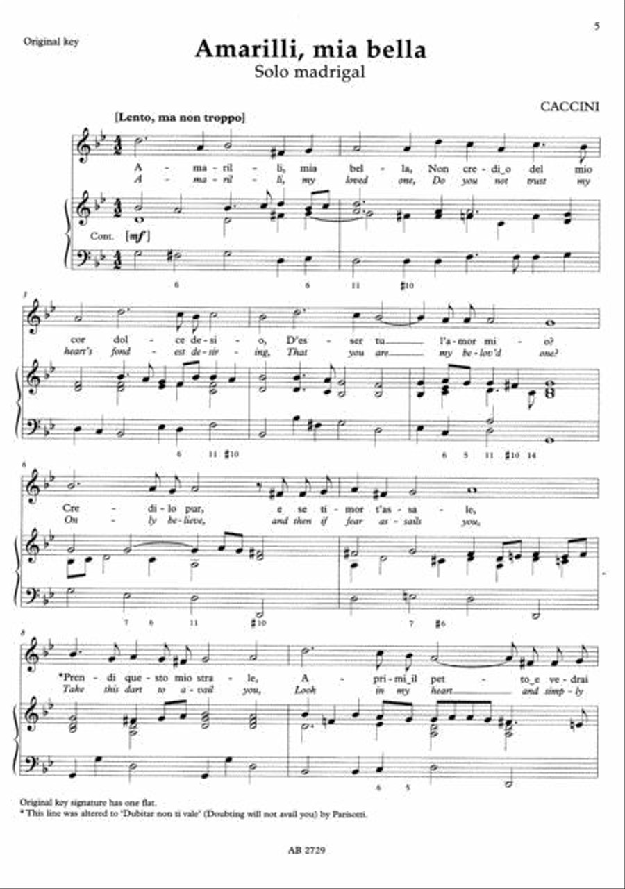 A Selection of Italian Arias 1600-1800, Volume II (High Voice) High Voice scores gallery preview page 2