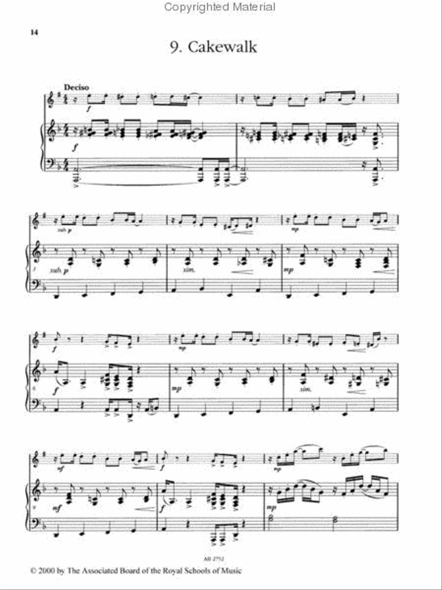 Rhythm & Rag for B flat Saxophone Saxophone scores gallery preview page 2