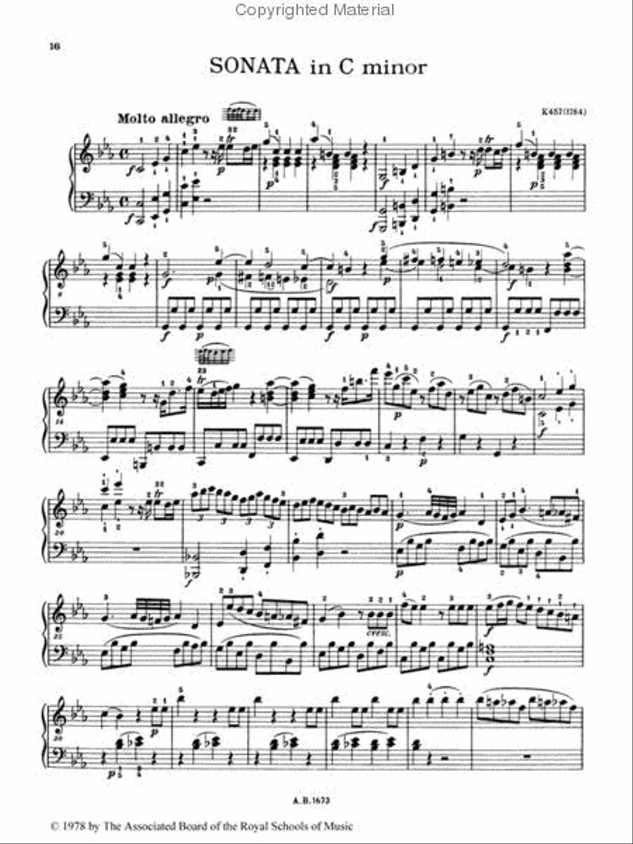 Fantasy & Sonata in C minor, K 475/457 Piano Method scores gallery preview page 2