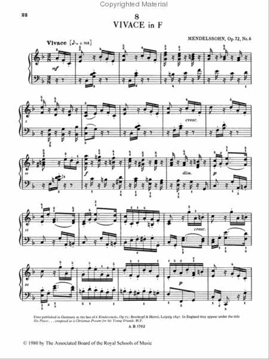 A Keyboard Anthology, First Series, Book IV Piano Method scores gallery preview page 2