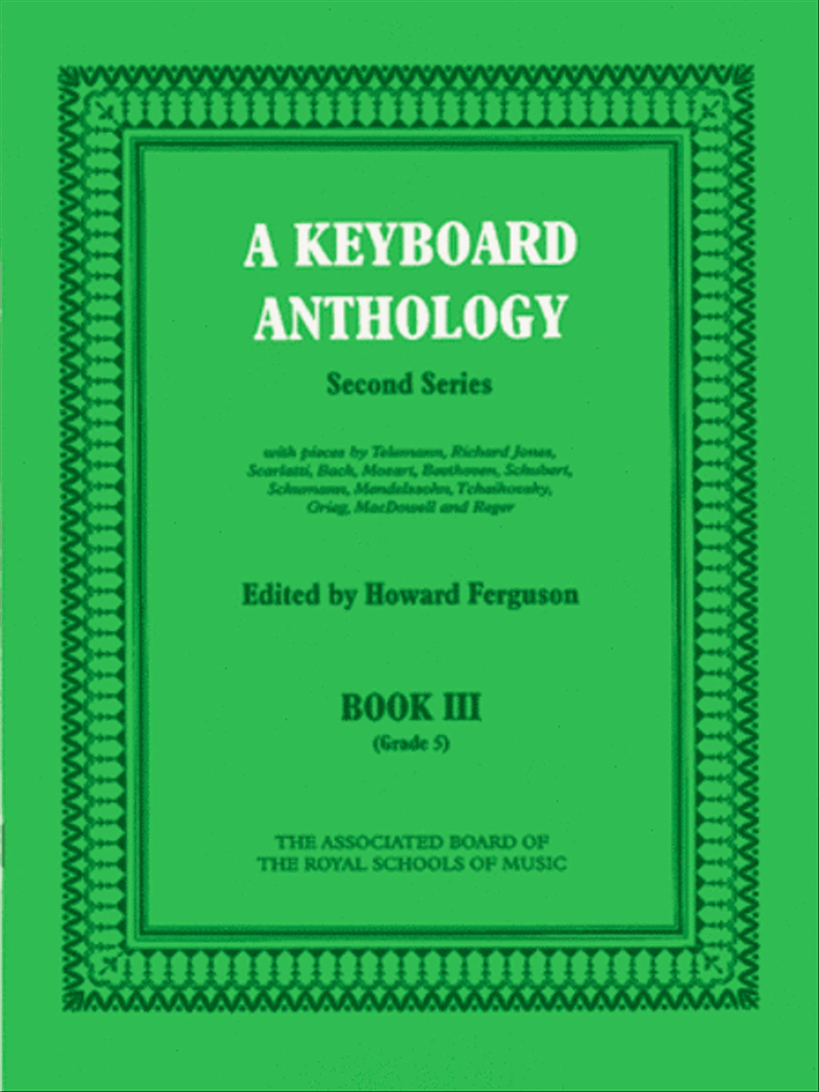 A Keyboard Anthology, Second Series, Book III Piano Method scores gallery preview page 1