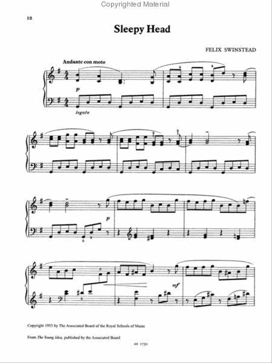 Original Pianoforte Pieces, Book III Piano Method scores gallery preview page 2