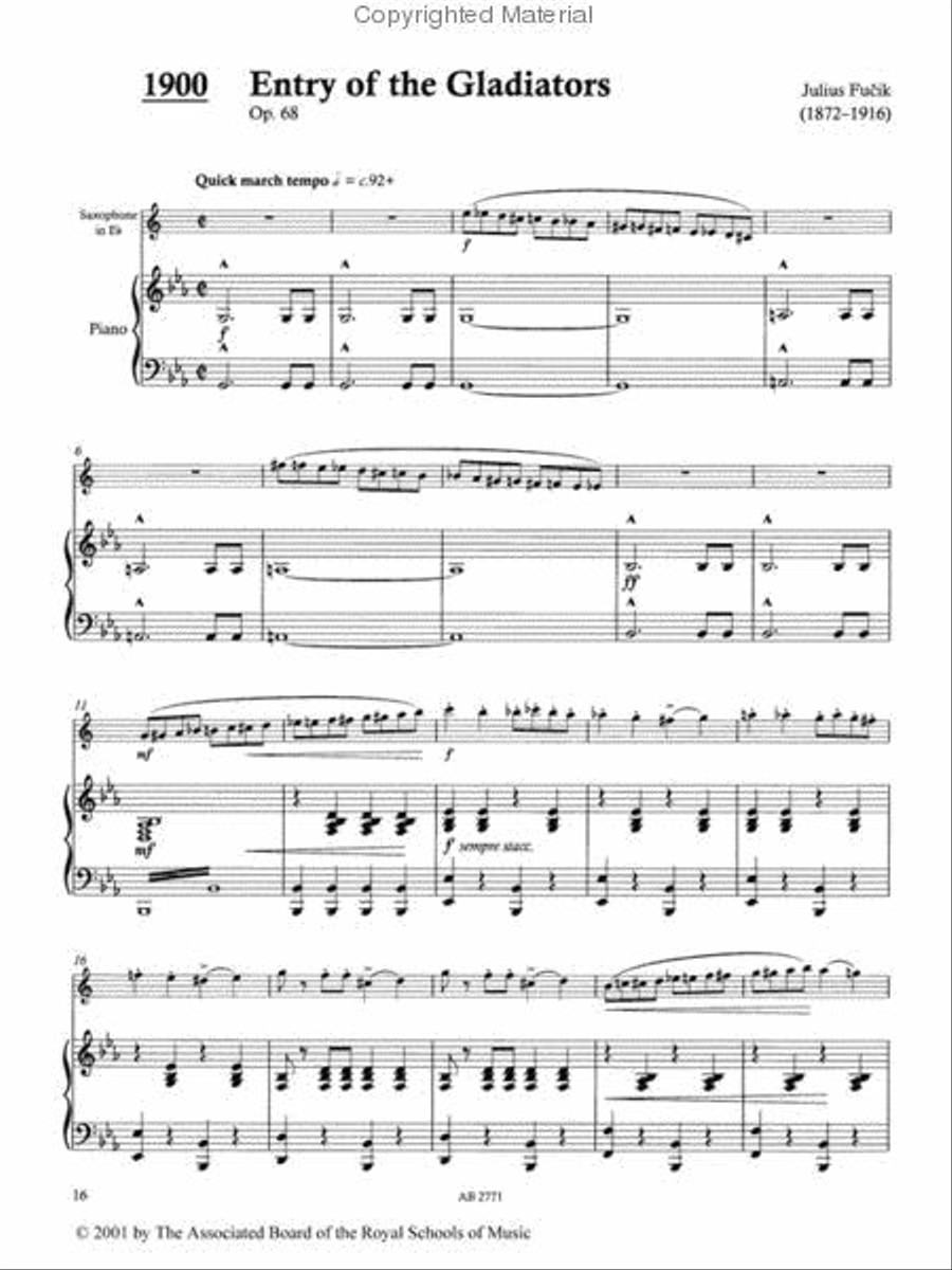 Time Pieces for E flat Saxophone, Volume 2 Piano scores gallery preview page 2